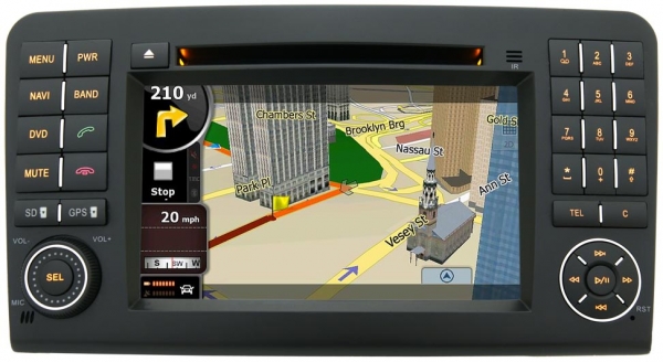 Штатная магнитола для Mercedes-Benz ML-350 - nTray 7551