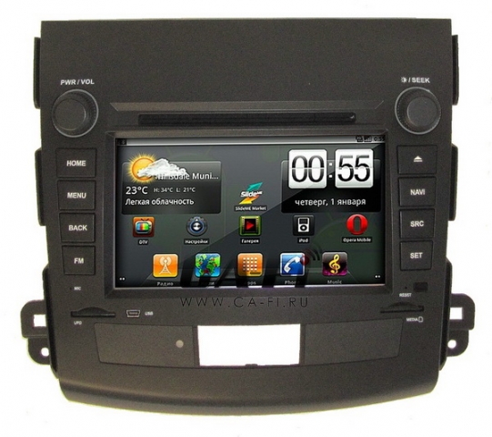 Штатная магнитола Mitsubishi Outlander XL - Ca-Fi 3002014