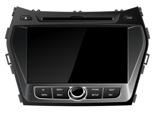 Штатная магнитола Hyundai Santa Fe 2012-2013