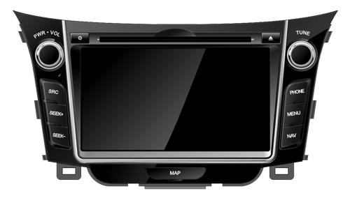 Штатная магнитола Hyundai I30 - PMS F75110