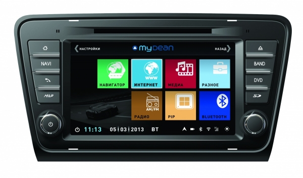 Штатная магнитола Skoda Octavia A7 2013-2014