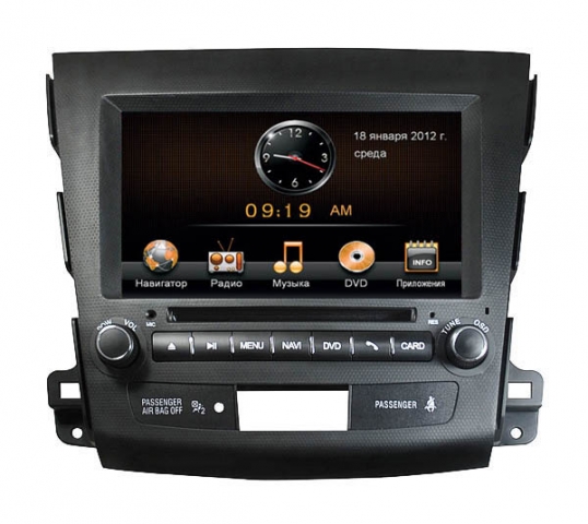Штатная магнитола Mitsubishi Outlander XL - RoadRover