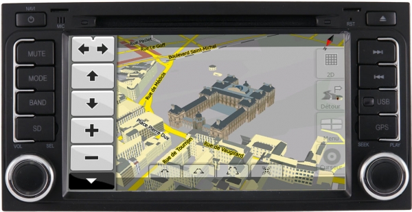 Штатная магнитола Volkswagen Touareg и Volkswagen Multivan T5