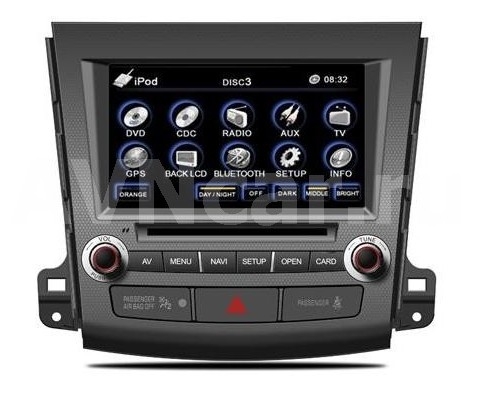 Штатная магнитола Mitsubishi Outlander XL - Flyaudio E7571NAVI