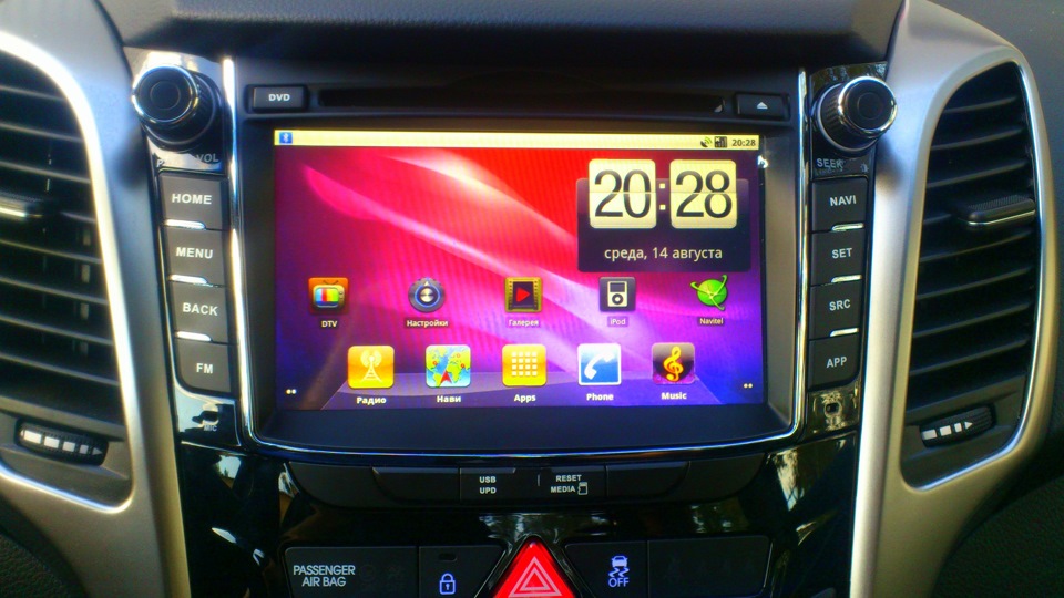 Штатная магнитола Hyundai I30 - Ca-Fi