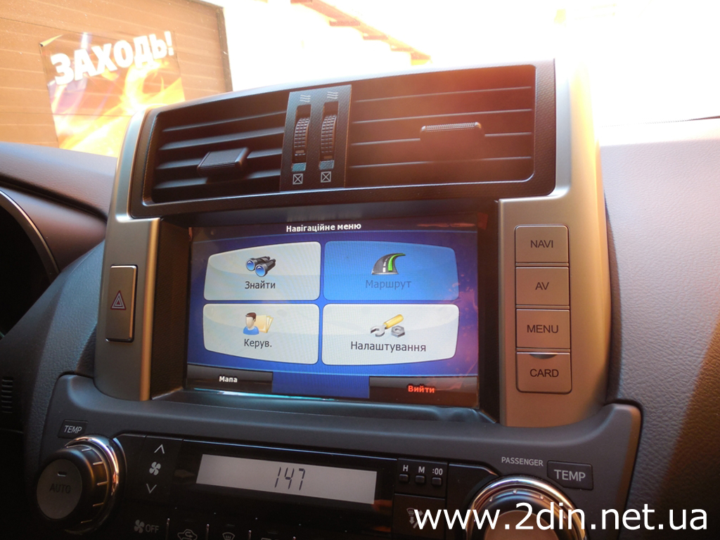 Штатная магнитола Toyota Land Cruiser Prado 150