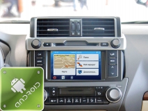 GPS навигация Toyota Land Cruiser Prado 150 (Android)