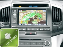 GPS навигация Toyota Land Cruiser 200 (Android)