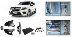 Система кругового обзора для Mercedes GL (X166), 2013-2016