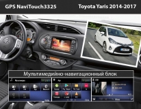 GPS навигация Toyota Yaris (2014-2017)