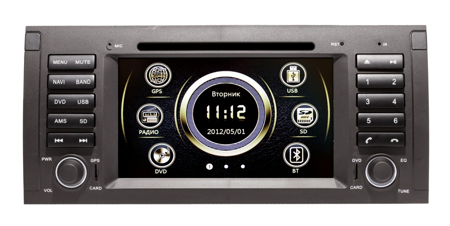 Штатная магнитола RedPower для BMW E39/E38/E53