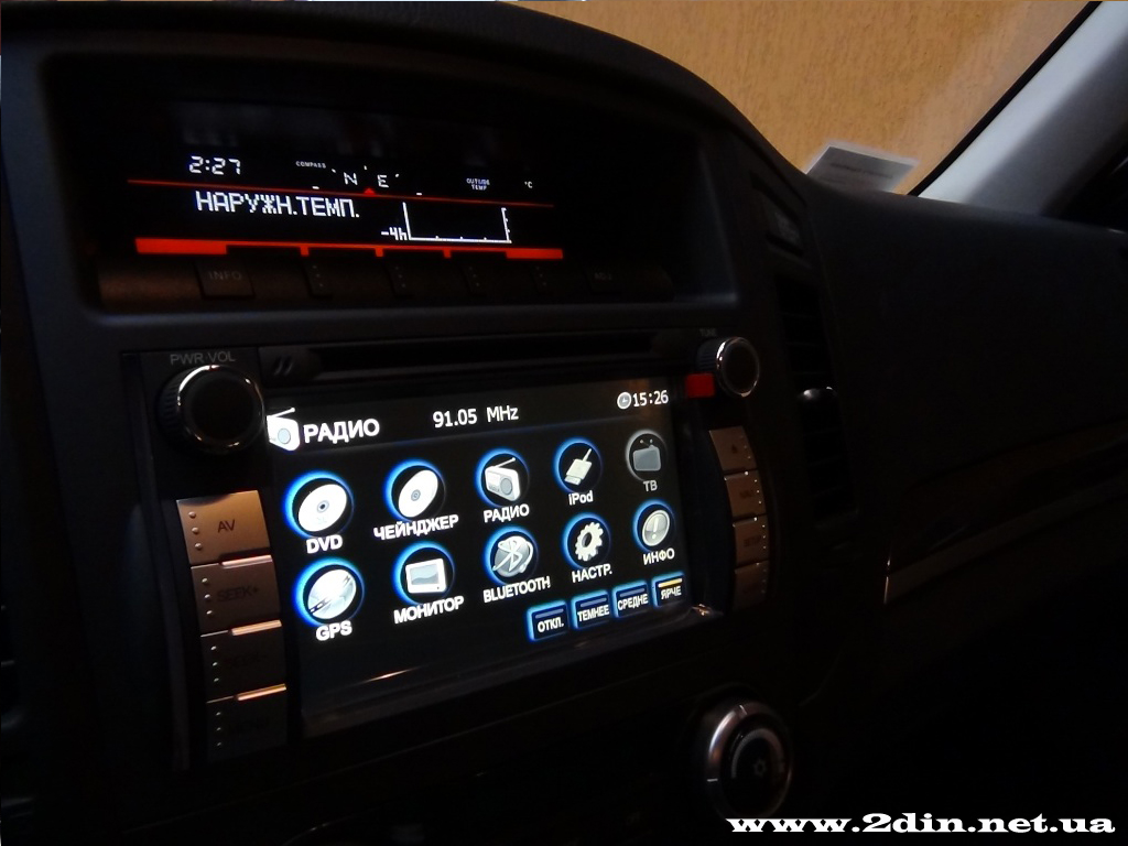 Штатная магнитола Mitsubishi Pajero IV (Wagon) - PMS MPW-7589